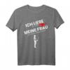 Herren Ich liebe meine Frau Drohne Copter Pilot - Lustiges T-Shirt für Drohnen- und Modellflugfans, ideales Geschenk zum Geburtstag & Weihnachten