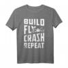 Drohne T-Shirt für Drone Drohnenpilot & Quadcopter Fans - FPV & Drohnenrennen Geschenk für Männer, Frauen & Kinder