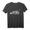 Evolution Drohne Hund T-Shirt – Perfektes Geschenk für Drohnenpiloten und Hundeliebhaber bei Rennen, Events und Fotografie