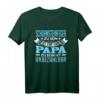 Individuelles Schornsteinfeger Papa T-Shirt – Personalisiertes Geschenk zum Vatertag, Geburtstag & Weihnachten für Väter mit Beruf