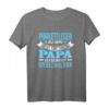 Individuelles Papa Geschenk zum Vatertag & Geburtstag – Personalisiertes Parkettleger T-Shirt für Väter, die im Beruf stolz sind