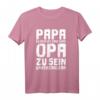 Herren T-Shirt: Papa zu sein ist eine Ehre, Opa zu sein unbezahlbar - Lustiges Geschenk für werdende Großväter zu Geburtstag & Weihnachten