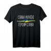 Slava Ukraini - Unabhängigkeitstag T-Shirt mit ukrainischer Flagge und Slogan - Patriotisches Geschenk für Ukrainer und Unterstützer