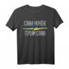 Slava Ukraini - Unabhängigkeitstag T-Shirt mit ukrainischer Flagge und Slogan - Patriotisches Geschenk für Ukrainer und Unterstützer