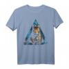 Eichhörnchen Polygon Geometrisch Tier T-Shirt – Perfekt für Tierliebhaber, Naturliebhaber & Freunde