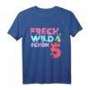 Kinder Frech Wild & Schon 5, Geburtstags-Shirt für Mädchen - Buntes Einhorn T-Shirt zum 5. Geburtstag mit Geschenkidee und passender Partydeko