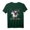 Death Metal Rockmusik - Tot Reiten Einhorn Lustiges Halloween T-Shirt für Metal Fans & Einhorn Liebhaber