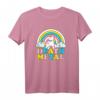Death Metal Funny Rainbow Einhorn T-Shirt - Kreatives, Buntes Hardcore Musik Shirt als Geschenkidee für Metal-Fans und Humorliebhaber