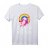 Death Metal Regenbogen Einhorn Satanic Katze - Lustiges Gothic & Heavy Metal Meme T-Shirt für Fans von Einhörnern, Katzen und Satan