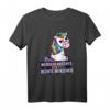 Gegen Rassismus & Faschismus T-Shirt mit Einhorn - Lustige Protest-Botschaft für Demonstrationen & als Geschenk