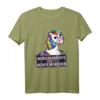 Gegen Rassismus & Faschismus T-Shirt mit Einhorn - Lustige Protest-Botschaft für Demonstrationen & als Geschenk