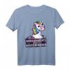 Gegen Rassismus & Faschismus T-Shirt mit Einhorn - Lustige Protest-Botschaft für Demonstrationen & als Geschenk