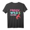 Kinder Frech Wild & schon 6 - Buntes Einhorn T-Shirt für Mädchen zum Geburtstag, Geschenkidee & Partyoutfit für den 6. Geburtstag