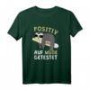 Positiv auf müde getestet - Lustiges Faultier Schlafshirt für Damen, Herren & Kinder als Geschenk für entspannte Nächte, Fasching & Weihnachten