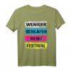 Weniger Schlaf, mehr Festival - Sommer T-Shirts für Raver, DJs und Musikliebhaber