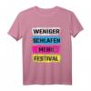 Weniger Schlaf, mehr Festival - Sommer T-Shirts für Raver, DJs und Musikliebhaber