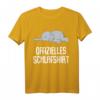 Offizielles Schlafshirt Pyjama Nachthemd mit Elefanten - Lustiges Geschenk für Langschläfer, Morgenmuffel & Nachteulen