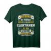 Niemand ist Perfekt aber als Elektriker ist man verdammt nah dran - Lustiges Elektroniker T-Shirt als Geschenk für Elektriker, Handwerker & Elektroniker