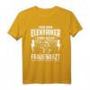 Herren Elektroinstallateur T-Shirt – Lustiges Design für Elektriker, Azubis & Meister, Perfektes Geschenk zum Geburtstag & Weihnachten