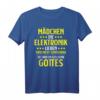Elektriker Geschenk Gottes Elektroniker T-Shirt – Perfektes Geschenk für Elektroniker und Elektriker mit lustigem Spruch