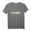 Elektroniker Ruhestand T-Shirt 2023 - Lustiger Spruch im amerikanischen Design für Rentner & Pensionäre