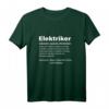 Elektriker Definition Handwerker Geschenk Elektromeister T-Shirt - Praktisches Berufs- und Geschenkshirt für Elektriker
