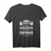 Lustiges Elektriker T-Shirt mit Sprüchen - Originelles Geburtstagsgeschenk für Elektrikerinnen & Elektriker mit V-Ausschnitt