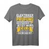 Gesellen Prüfung bestanden Elektroniker Elektriker T-Shirt – Stolzes Azubi Geschenk für Elektronikergesellen nach bestandener Prüfung