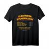 ELEKTRIKER STUNDENLOHN T-Shirt - Lustiges Geschenk für Elektriker, Elektroinstallateure & Heimwerker für die Baustelle
