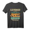 Superhelden Umhang - Beruf Elektroniker T-Shirt – Lustiges Geschenk für Elektroniker zum Geburtstag & Weihnachten