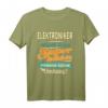 Superhelden Umhang - Beruf Elektroniker T-Shirt – Lustiges Geschenk für Elektroniker zum Geburtstag & Weihnachten