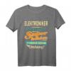 Superhelden Umhang - Beruf Elektroniker T-Shirt – Lustiges Geschenk für Elektroniker zum Geburtstag & Weihnachten