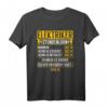 Elektriker Stundenlohn Stundensatz Elektrizität T-Shirt – Perfektes Geschenk für Elektriker, Elektromeister & Berufsfans zu Vatertag & Feiertagen