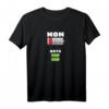 Batteriearm müde Mama von zwei volle Energie Jungen T-Shirt – Lustiges Geschenk für Mütter mit Zwillingen oder zwei Söhnen