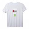 Batteriearm müde Mama von zwei volle Energie Jungen T-Shirt – Lustiges Geschenk für Mütter mit Zwillingen oder zwei Söhnen
