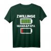 Zwillinge voller Akku Meine Eltern Energie Status T-Shirt - Lustiges Kinder T-Shirt als Geschenk für Eltern, Großeltern & Familie mit energiegeladenen Zwillingen
