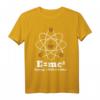 Energie = Milch x Kaffee 2 T-Shirt – Lustiges Science-Design für Kaffee-Liebhaber, Studenten und Wissenschaftfans, ideales Geschenk zu Geburtstag & Weihnachten
