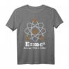 Energie = Milch x Kaffee 2 T-Shirt – Lustiges Science-Design für Kaffee-Liebhaber, Studenten und Wissenschaftfans, ideales Geschenk zu Geburtstag & Weihnachten
