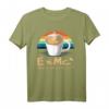 E = MC2 Energie = Milch x Kaffee 2 - Lustiges mathematisches T-Shirt für Wissenschafts- und Kaffeeliebhaber
