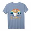 E = MC2 Energie = Milch x Kaffee 2 - Lustiges mathematisches T-Shirt für Wissenschafts- und Kaffeeliebhaber
