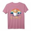 E = MC2 Energie = Milch x Kaffee 2 - Lustiges mathematisches T-Shirt für Wissenschafts- und Kaffeeliebhaber