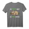 Ich Schlafe nicht Ich Spare Energie - Lustiges Faultier Spruch T-Shirt für Männer, Frauen, Jungen & Mädchen, Unisex Kurzarm