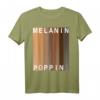 Melanin Poppin T-Shirt – Feier deine Wurzeln, Schwarze Kultur & afroamerikanisches Erbe, perfekt für den schwarzen Geschichtsmonat