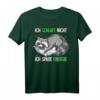 Ich Schlafe Nicht Ich Spare Energie T-Shirt – Lustiges Geschenk zum HapOwl für Morgenmuffel, Langschläfer & Waschbär Liebhaber