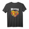 Danke buntes Herz Mama mit Positiv Energie Herz T-Shirt – Perfektes Geschenk für Muttertag, Weihnachten und Liebesbekundungen