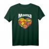 Danke buntes Herz Mama mit Positiv Energie Herz T-Shirt – Perfektes Geschenk für Muttertag, Weihnachten und Liebesbekundungen