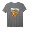 Danke buntes Herz Mama mit Positiv Energie Herz T-Shirt – Perfektes Geschenk für Muttertag, Weihnachten und Liebesbekundungen