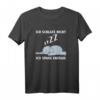 Ich schlafe nicht Ich spare Energy Funny Elephant Sleep T-Shirt – Lustiges Tiermotiv für Schlafmützen, Power Nappers & Tierliebhaber