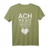 Ach wie gut dass niemand weiß auf wen und was ich alles - Lustiges Statement-T-Shirt gegen negative Energien, perfekt als Geschenk für Selbstbewusste zu Geburtstag & Weihnachten