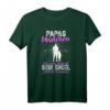 Papas Mädchen Engel Partnerlook Tochter Papa Vatertag T-Shirt - Persönliches Geschenk für Vater und Tochter, ideal zu Weihnachten, Geburtstag & Vatertag